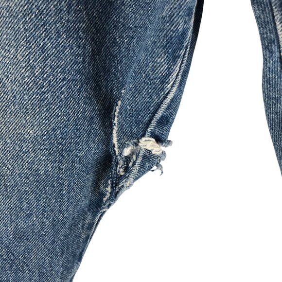 Levis Mens Jeans 517 Bootcut Distressed Grunge 34x30 - Picture 4 of 11